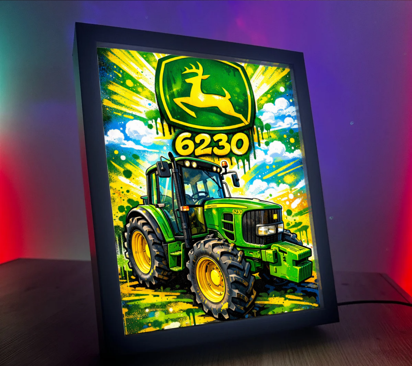 ObrazoLampka Traktor John Deere 6230 3