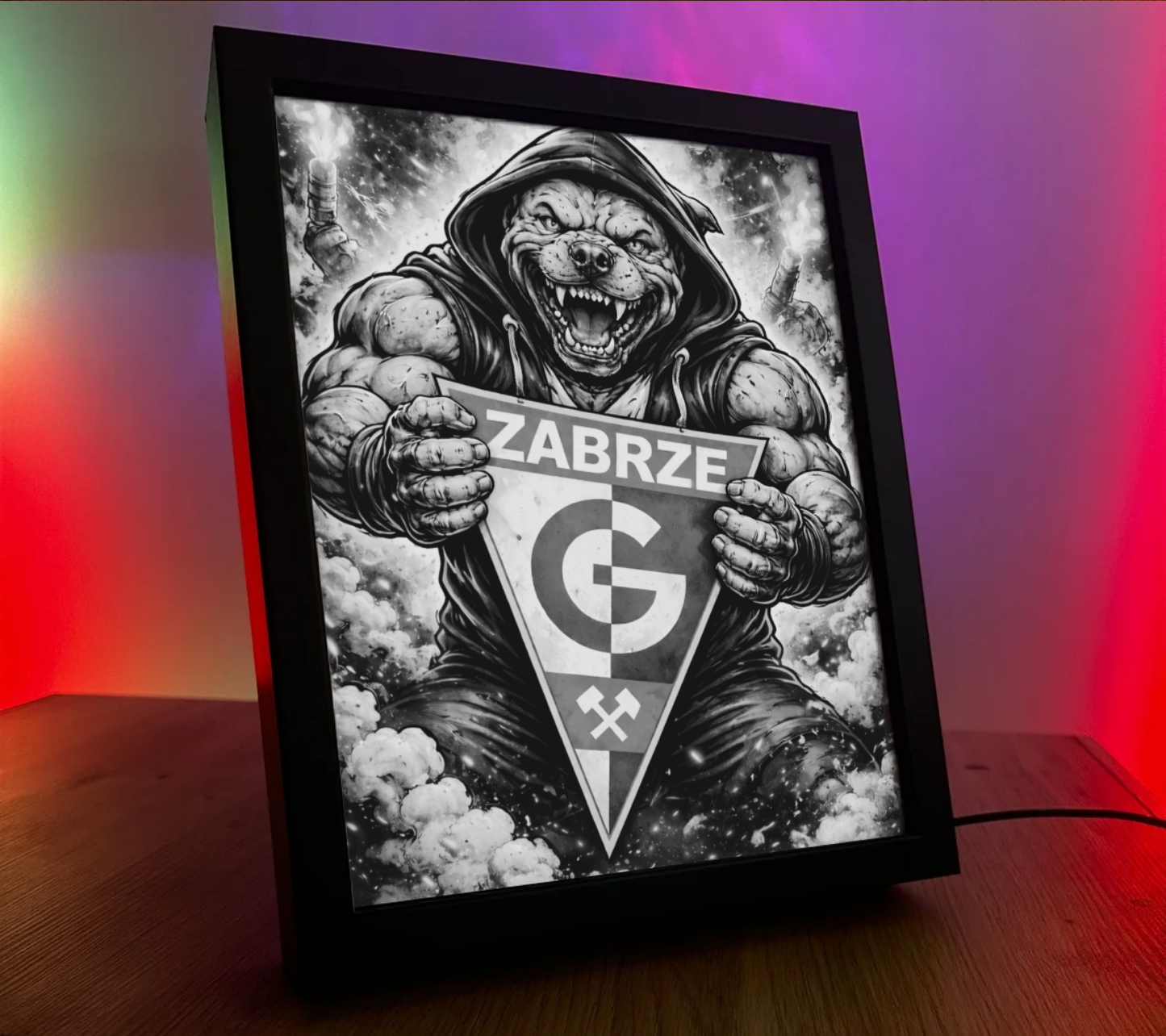 Obrazo Lampka Górnik Zabrze 3