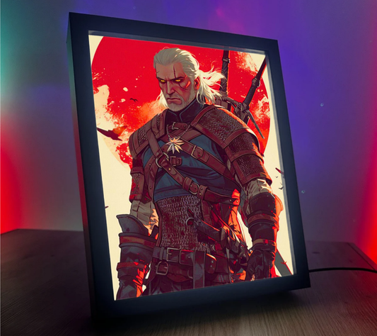 Obrazo Lampka The Witcher Wiedźmin Geralt 1