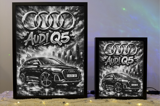 Prezent Dla Fana Audi Q5 Lampka Nocna ObrazoLampka Czarne 2