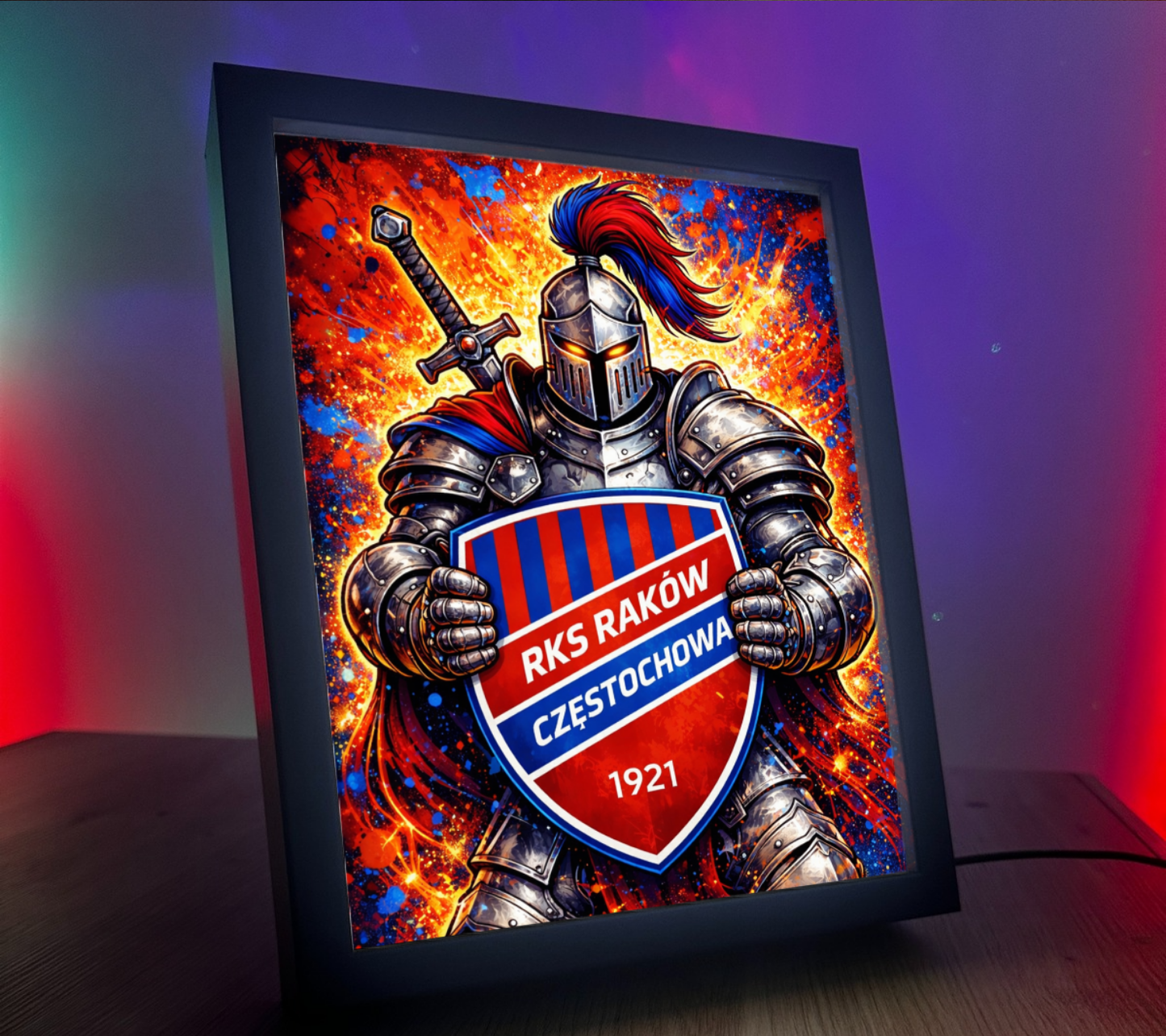 Obrazo Lampka RKS Raków Częstochowa 2