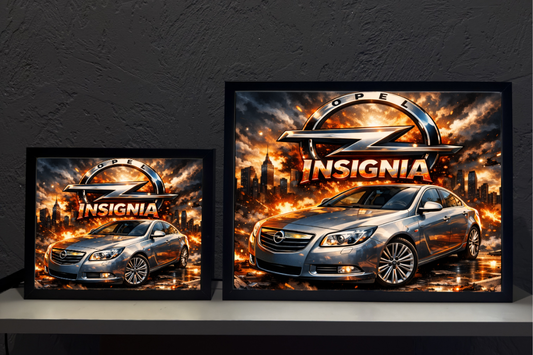 Opel Insignia Srebrna Prezent Lampka Nocna ObrazoLampka 1