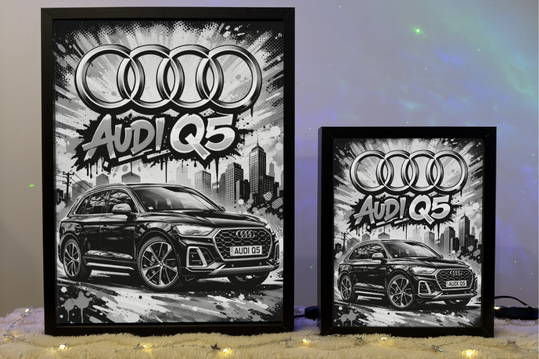 Prezent Dla Fana Audi Q5 Lampka Nocna ObrazoLampka Czarne 1