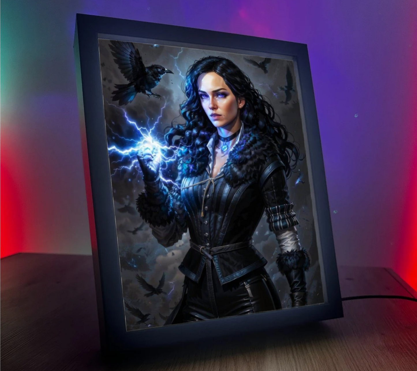 Obrazo Lampka The Witcher Wiedźmin Yennefer