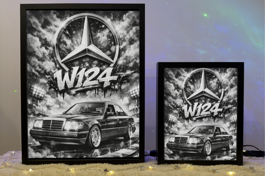 Prezent Dla Fana Mercedes-Benz W124 Lampka Nocna ObrazoLampka 2