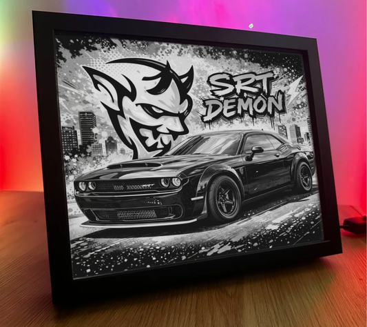 ObrazoLampka Dodge Chellenger Demon 1