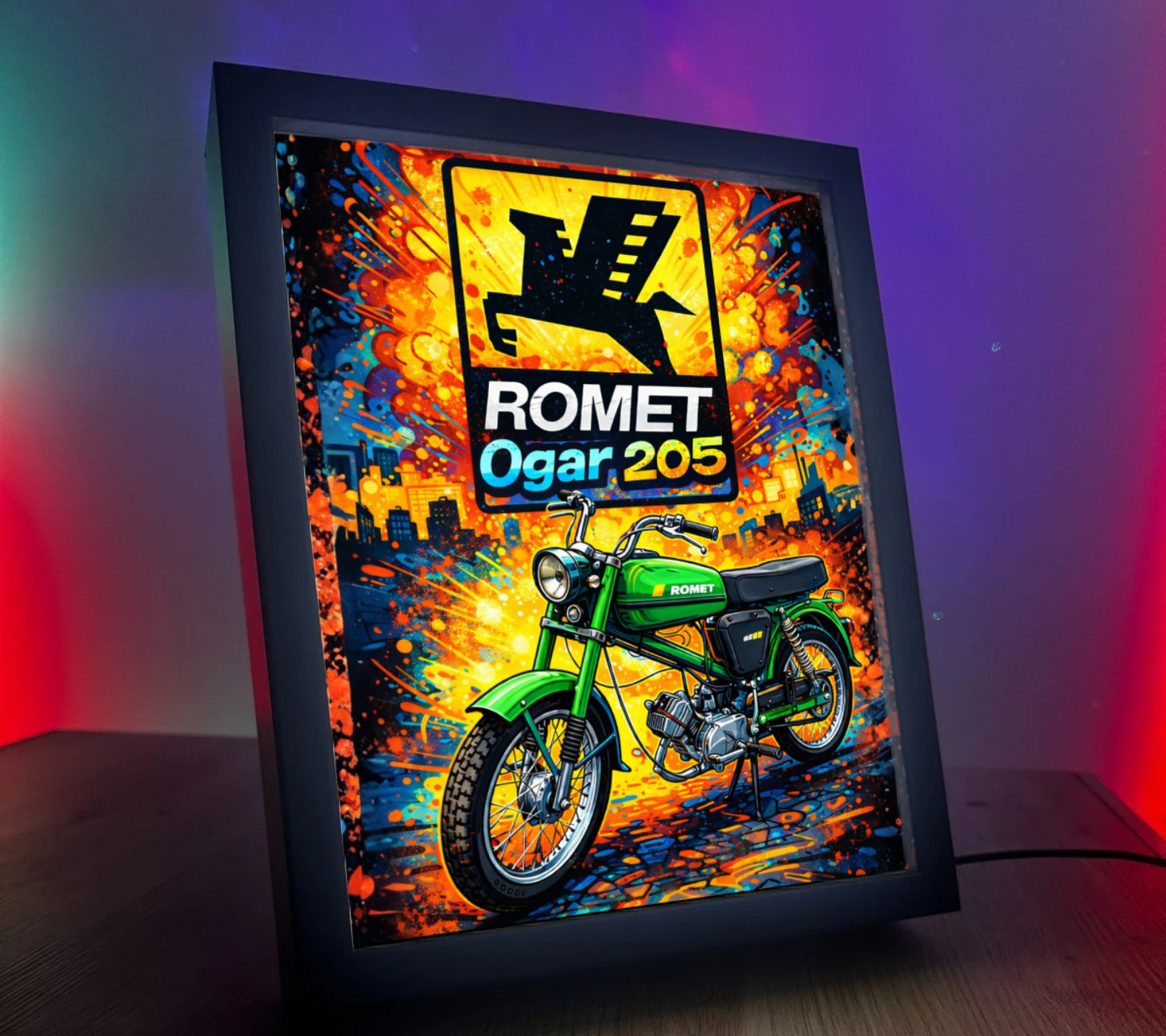ObrazoLampka Romet Ogar 205 Zielony 1
