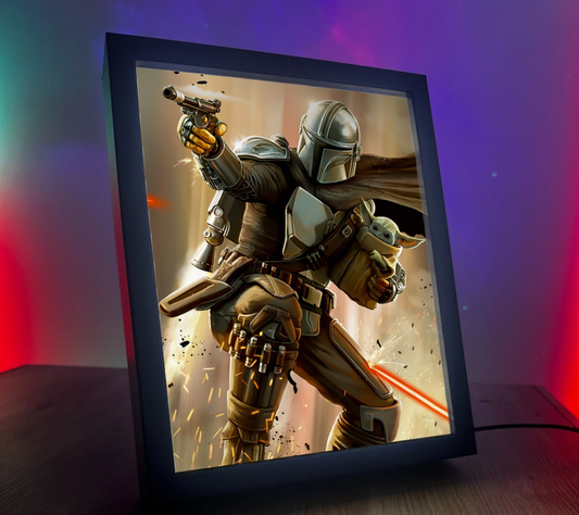 Obrazolampka Star Wars Din Djarin Mandalorian 5