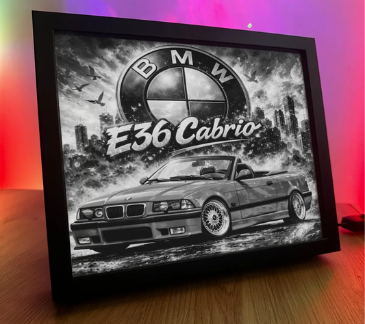 ObrazoLampka BMW E36 Cabrio Czerwone 1