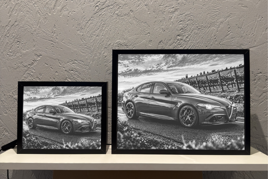 Alfa Romeo Giulia Quadrifoglio Prezent Lampka Nocna ObrazoLampka 1