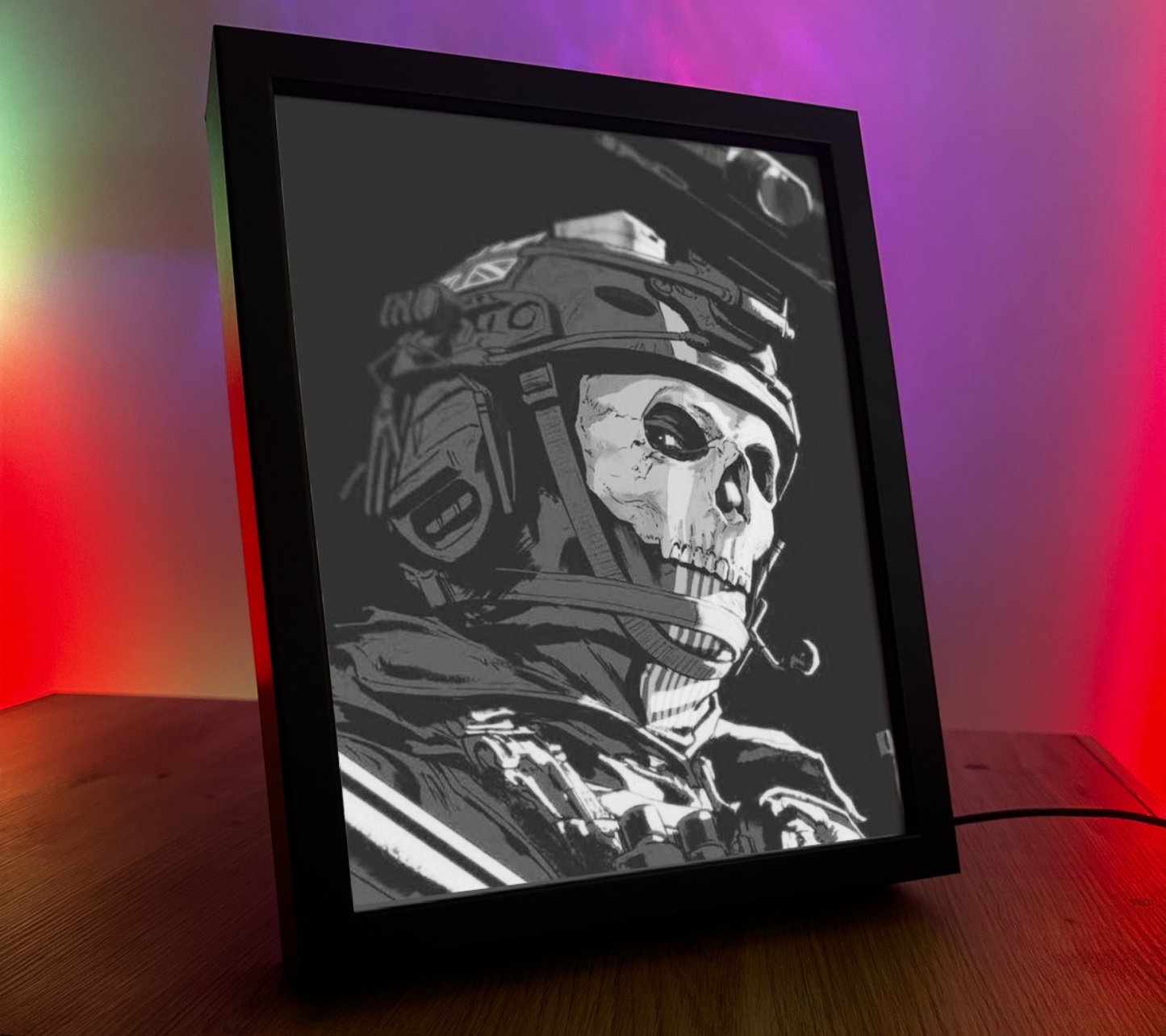 Obrazo-lampka Call of Duty Modern Warfare Ghost 2