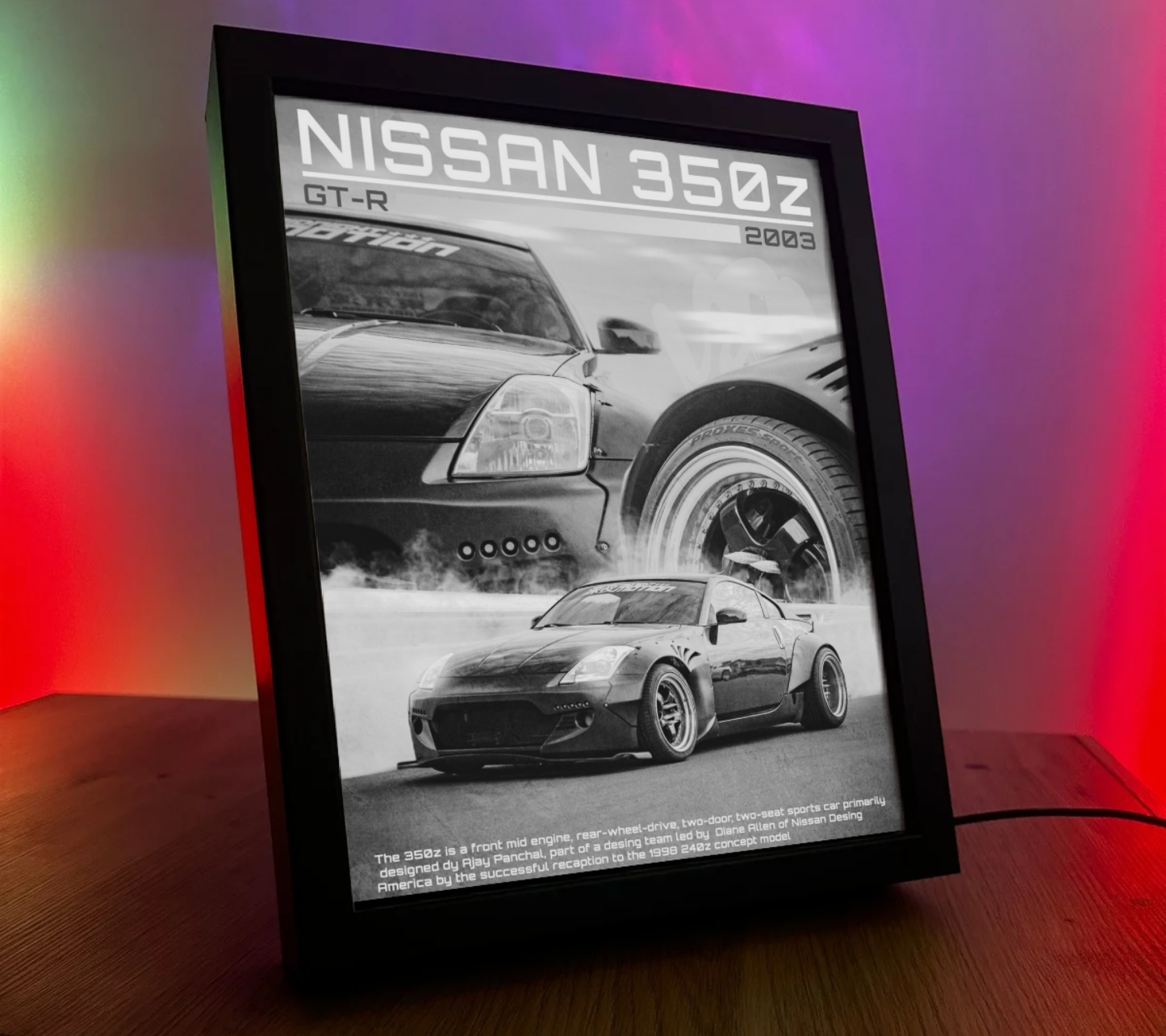 Obrazolampka Na prezent Nissan 350z 1