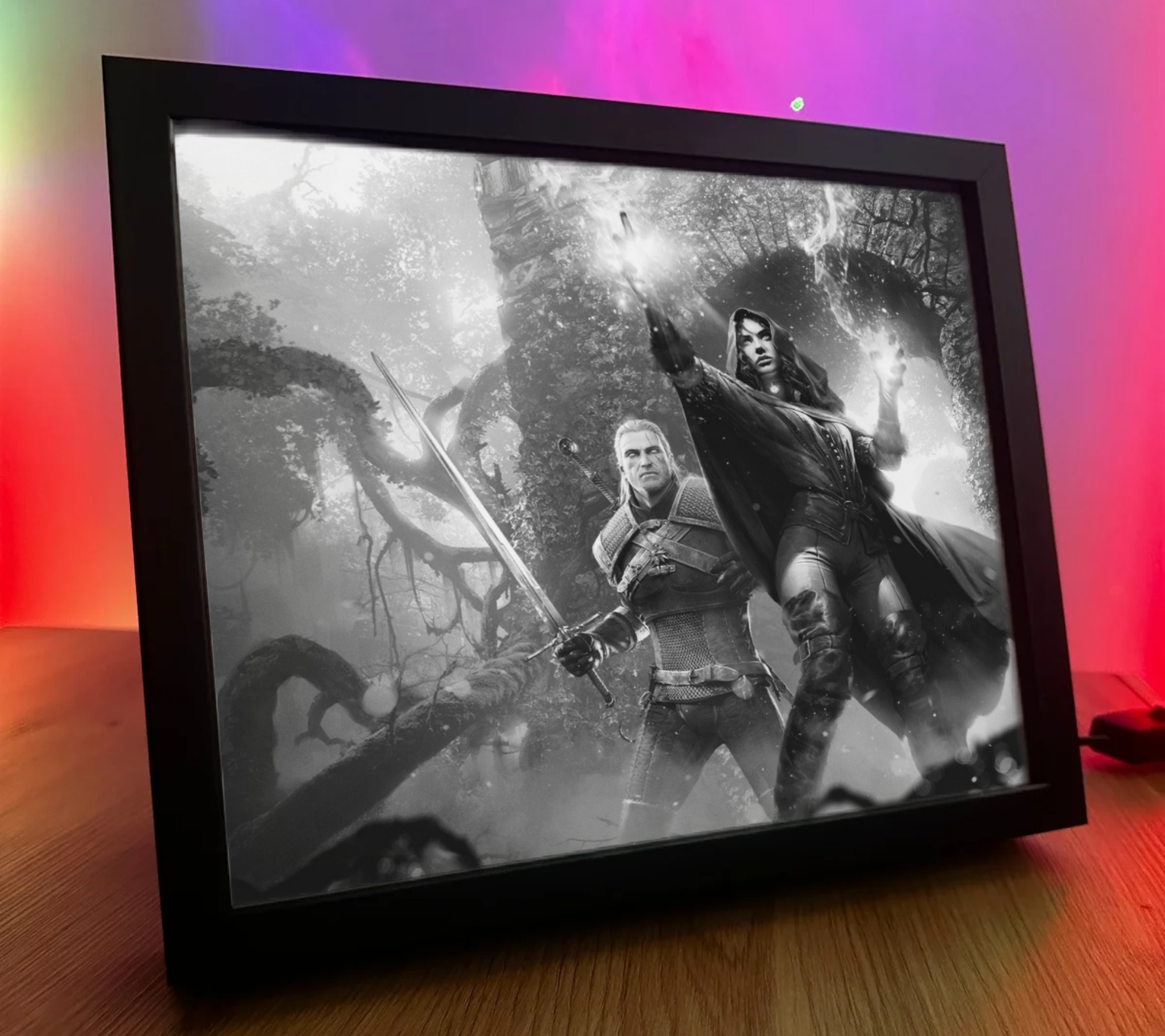 Obrazo Lampka Wiedźmin The Witcher pomysł na prezent 2