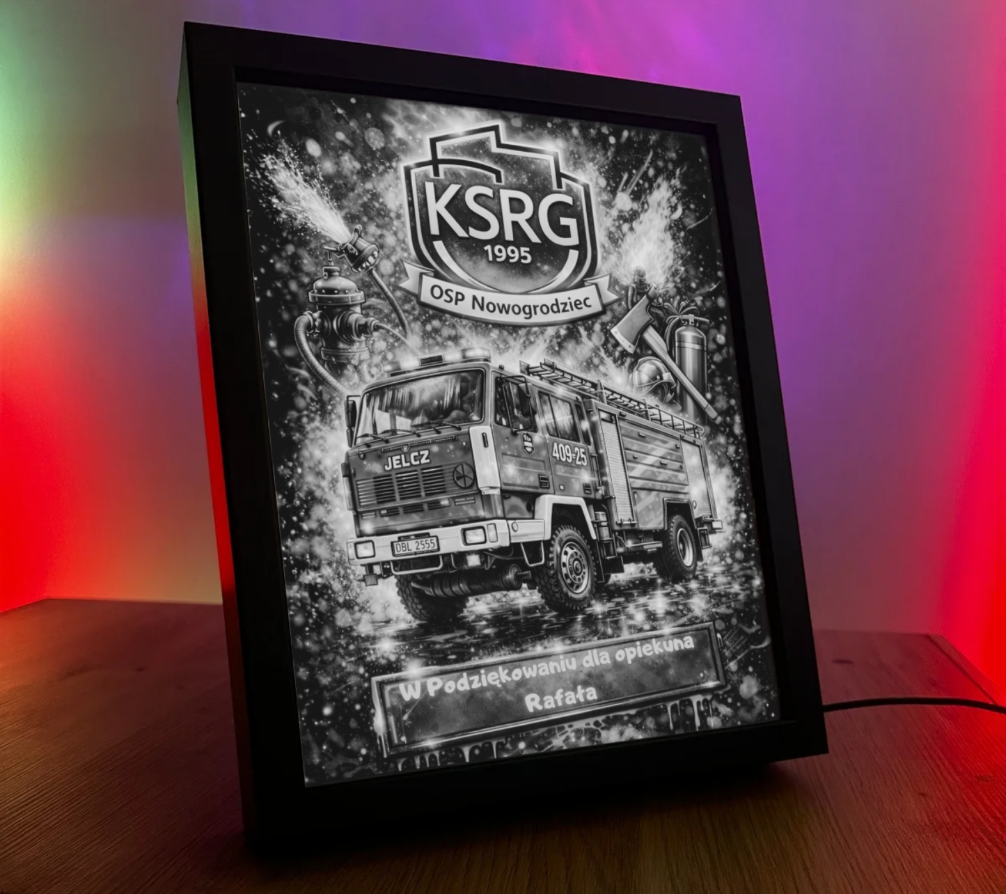 ObrazoLampka OSP Nowogrodziec Jelcz 1