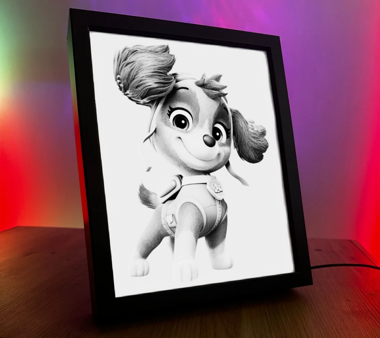 Obrazo lampka Psi Patrol Sky 1