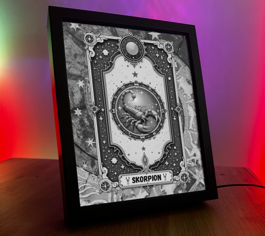 Obrazo Lampka Zodiak Skorpion