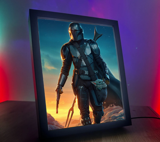 Obrazolampka Star Wars Din Djarin Mandalorian 4