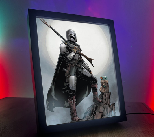 Obrazolampka Star Wars Din Djarin Mandalorian 3