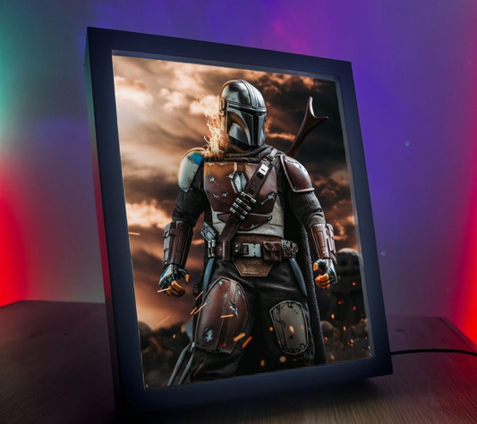 Obrazolampka Star Wars Din Djarin Mandalorian 2