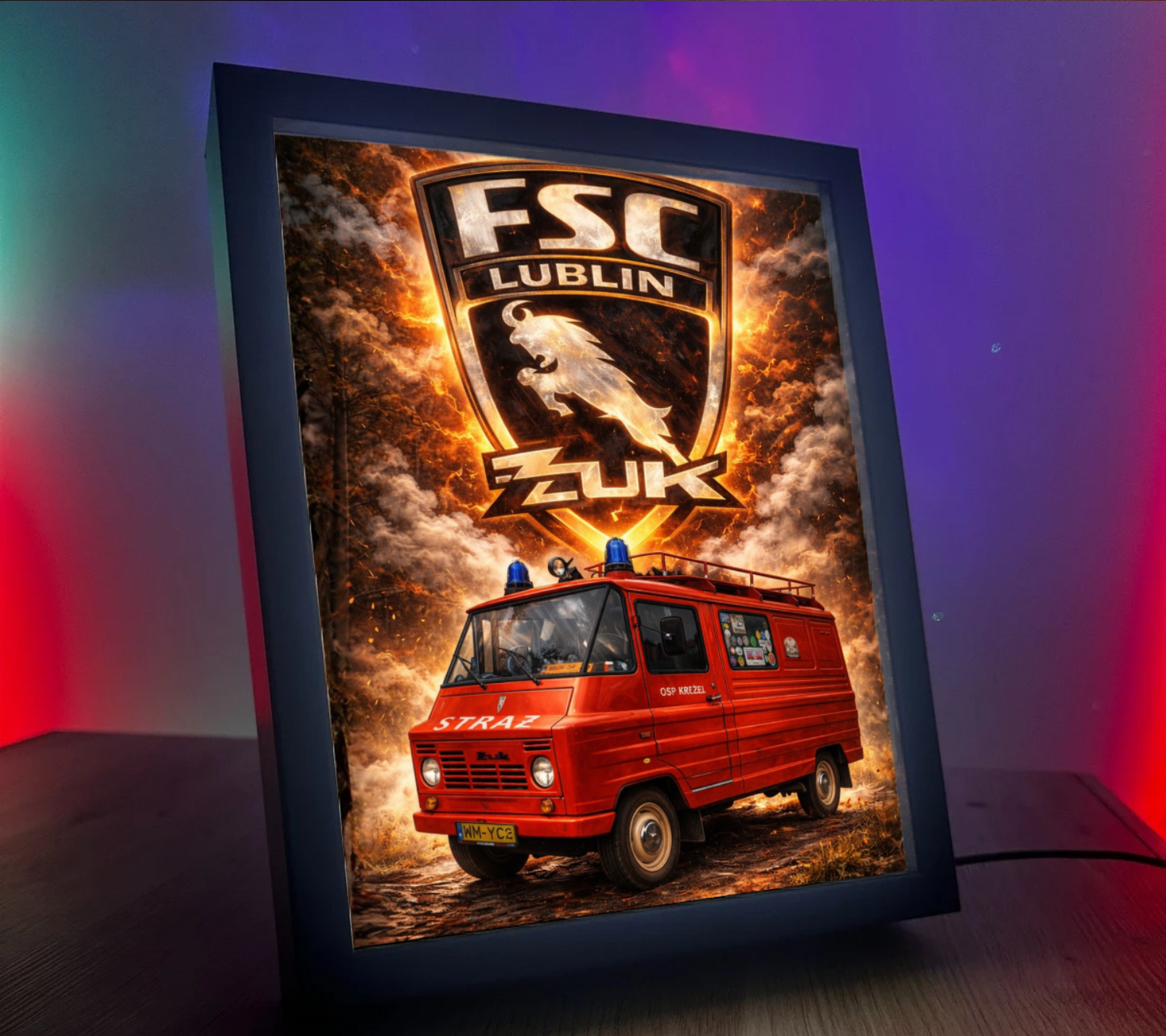 ObrazoLampka Żuk Strażacki 1