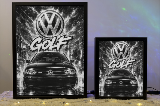 VW Golf 4 Czarny Lampka Nocna ObrazoLampka 1