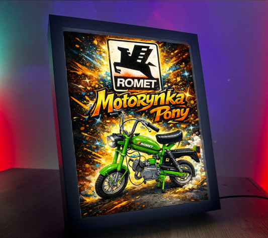 ObrazoLampka Romet Motorynka Pony Zielona 1