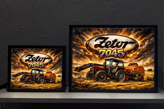 ObrazoLampka Traktor Zetor 7045 3