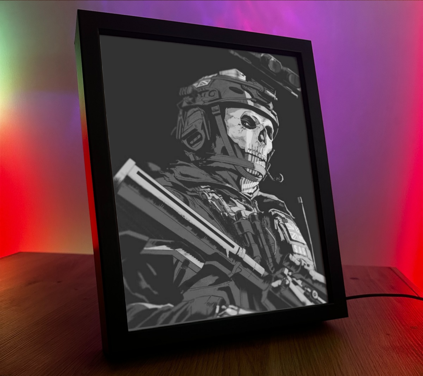 Obrazo-lampka Call of Duty Modern Warfare Ghost 3