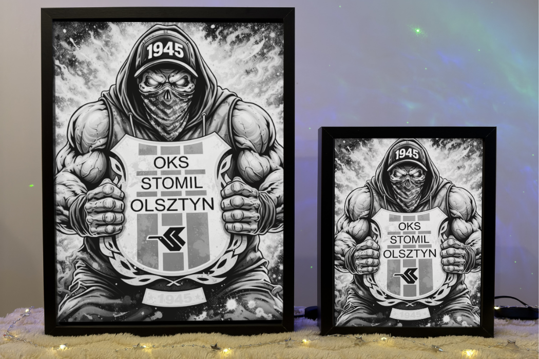 OKS Stomil Olsztyn Lampka Prezent ObrazoLampka 2