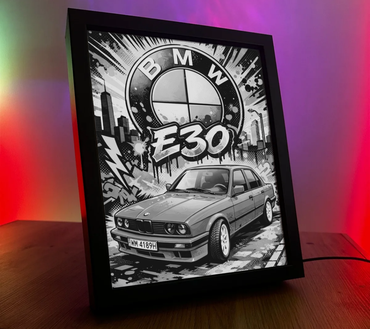 ObrazoLampka BMW E30 2 Indywidualna Zapytanie 24