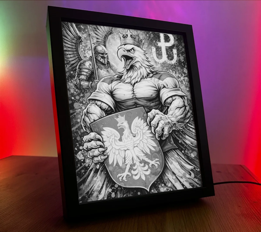 ObrazoLampka Polska Orzeł 3