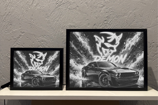 Dodge Challenger Demon Prezent dla Faceta Lampka Nocna ObrazoLampka 2