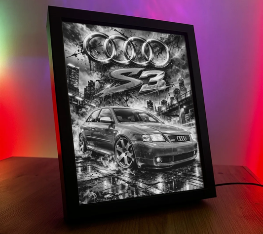 ObrazoLampka Audi A3 S3 Czerwone 1