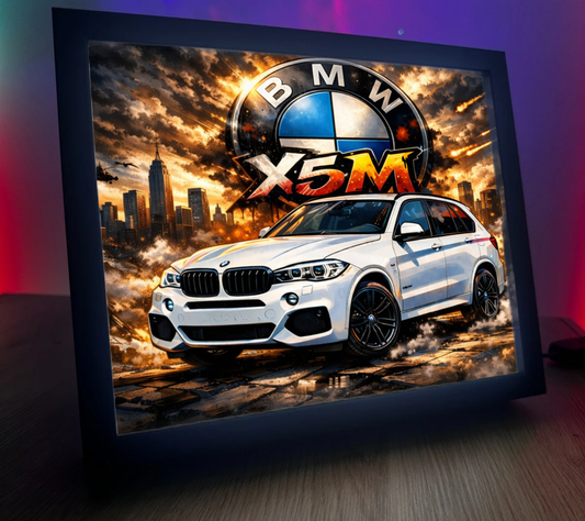 ObrazoLampka BMW X5M Biała 4