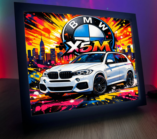 ObrazoLampka BMW X5M Biała 3
