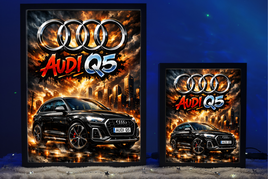 Prezent Dla Fana Audi Q5 Lampka Nocna ObrazoLampka Czarne 2