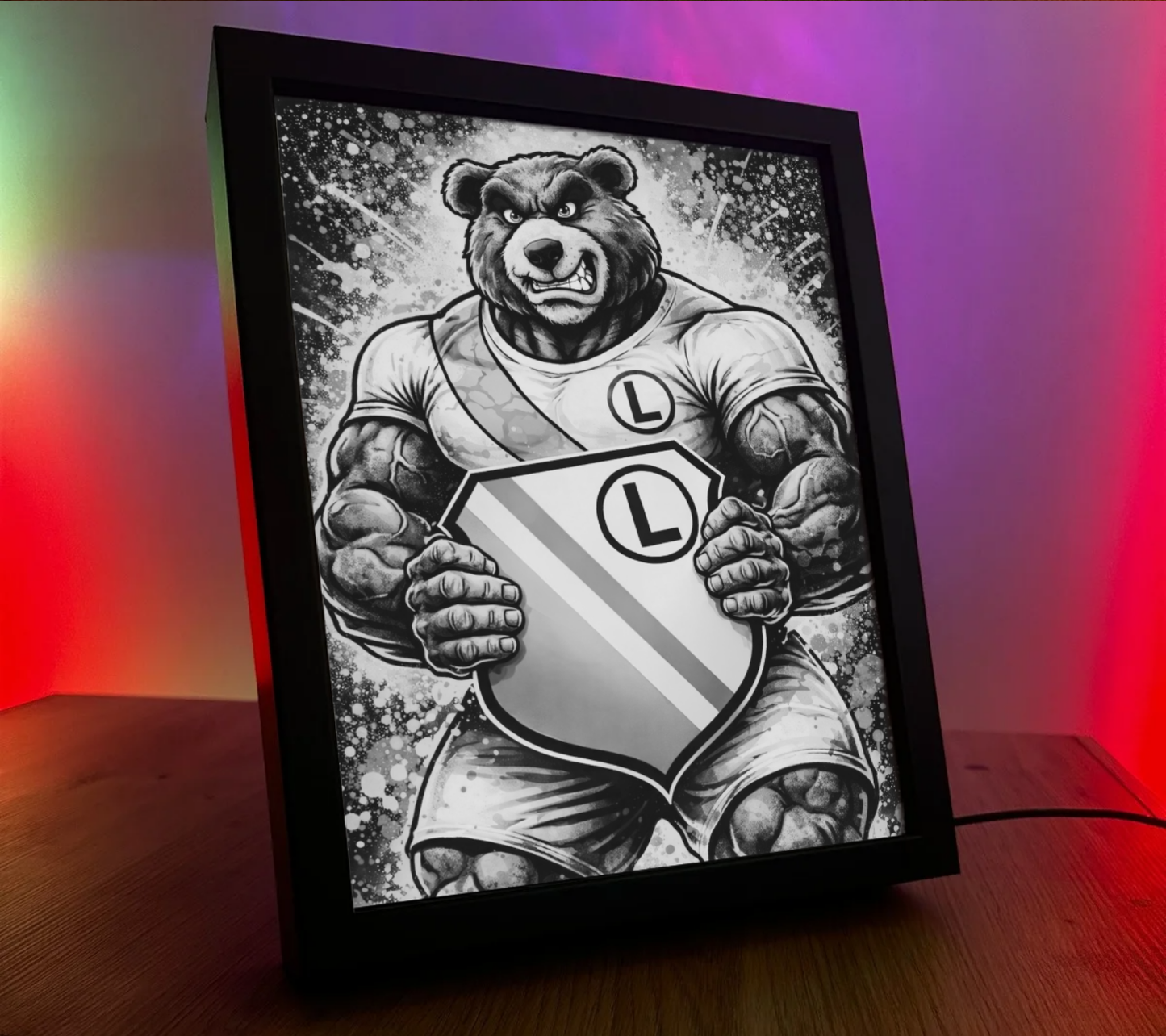 Obrazo Lampka Legia Warszawa 5