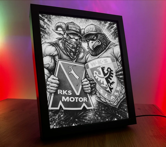 Obrazo Lampka Motor Lublin & Śląsk Wrocław 2