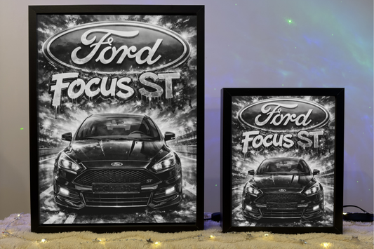 ObrazoLampka Prezent Lampka Nocna Plakat Ford Focus ST 1