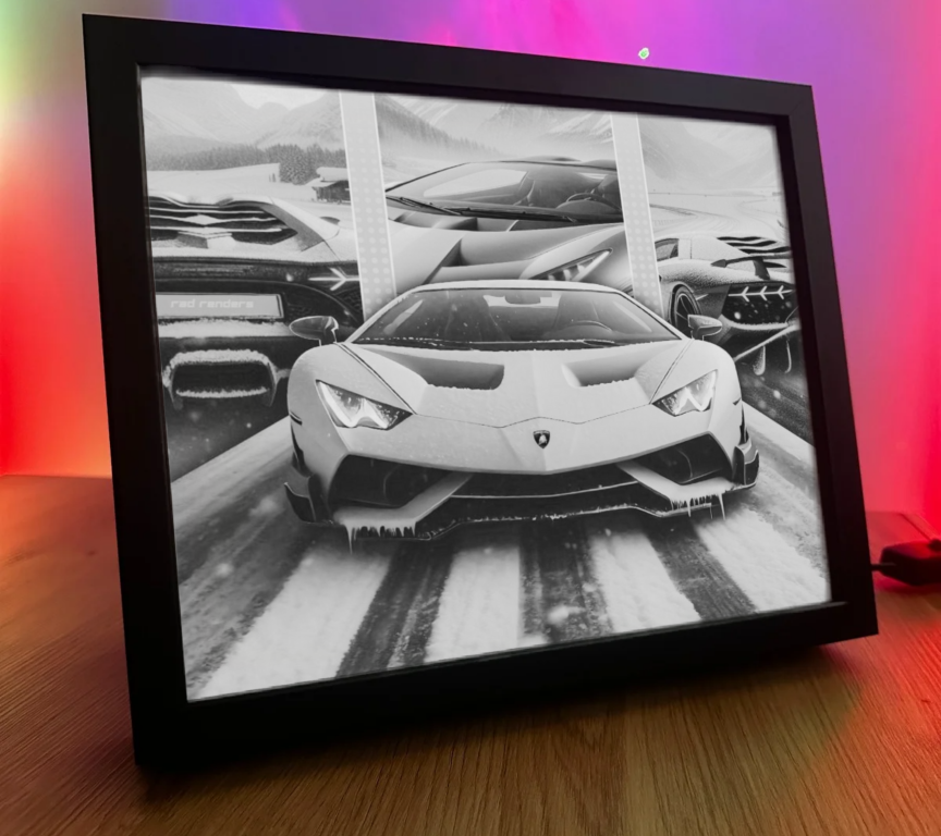 Obrazo lampka Labmorghini 2