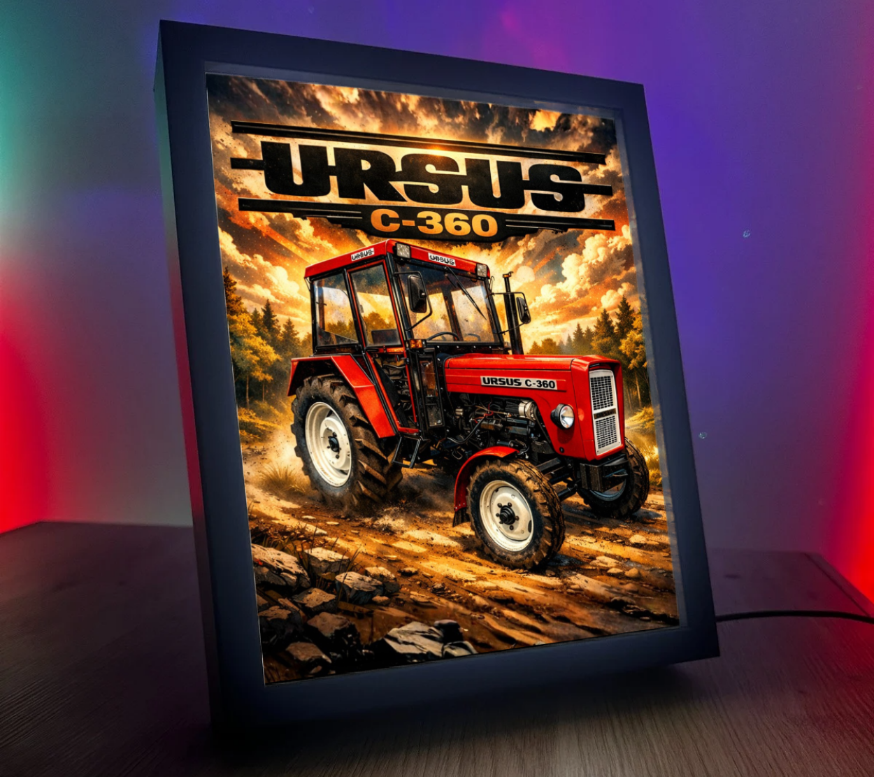 ObrazoLampka Traktor Ursus C-360 Z Kabiną 2