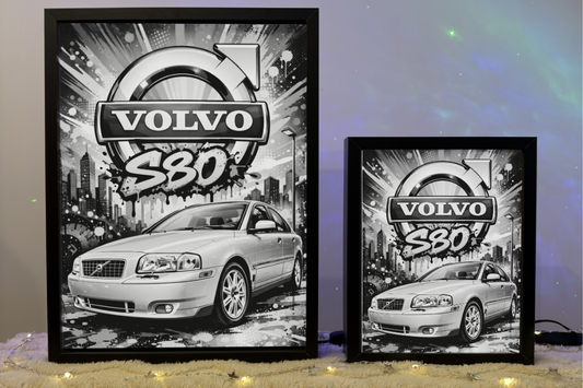 Volvo S80 Srebrne Prezent Lampka Nocna ObrazoLampka 1