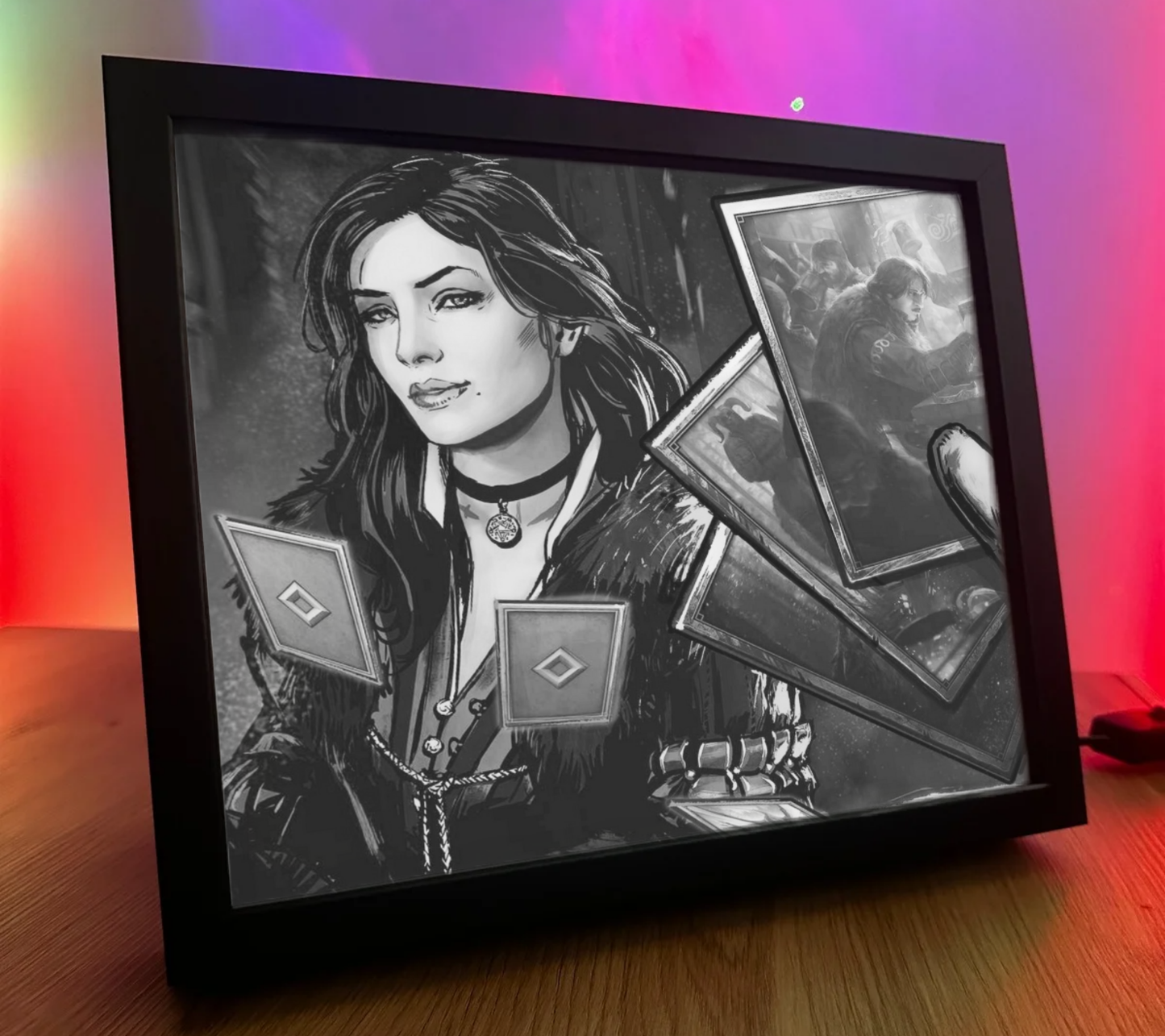 Obrazo Lampka Wiedźmin The Witcher pomysł na prezent 4