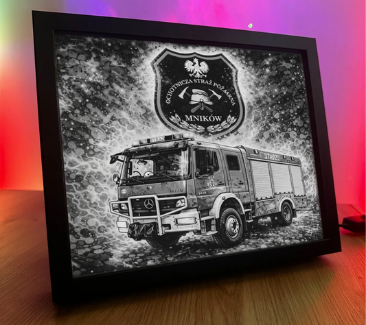 ObrazoLampka Straż Pożarna Mercedes 1