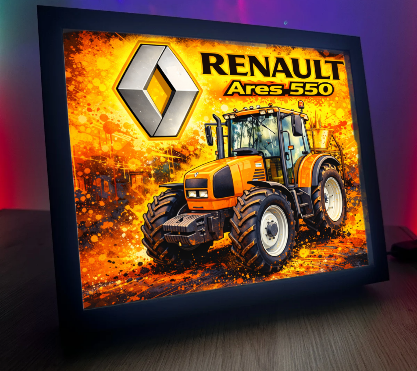 ObrazoLampka Traktor Renault Ares 550 1