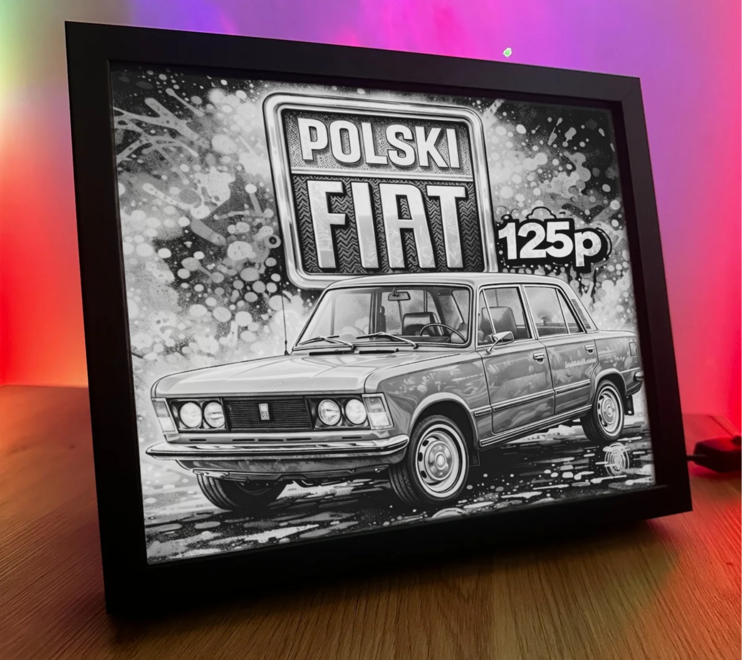 ObrazoLampka Fiat 125p 2