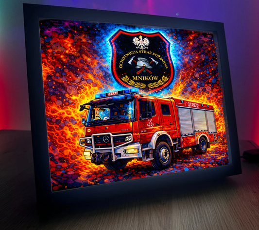 ObrazoLampka Straż Pożarna Mercedes 1
