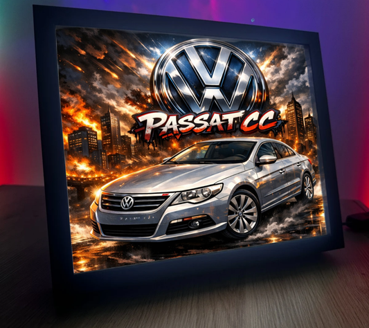 ObrazoLampka VW Passat CC Srebrny 2