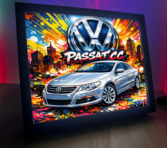 ObrazoLampka VW Passat CC Srebrny 1