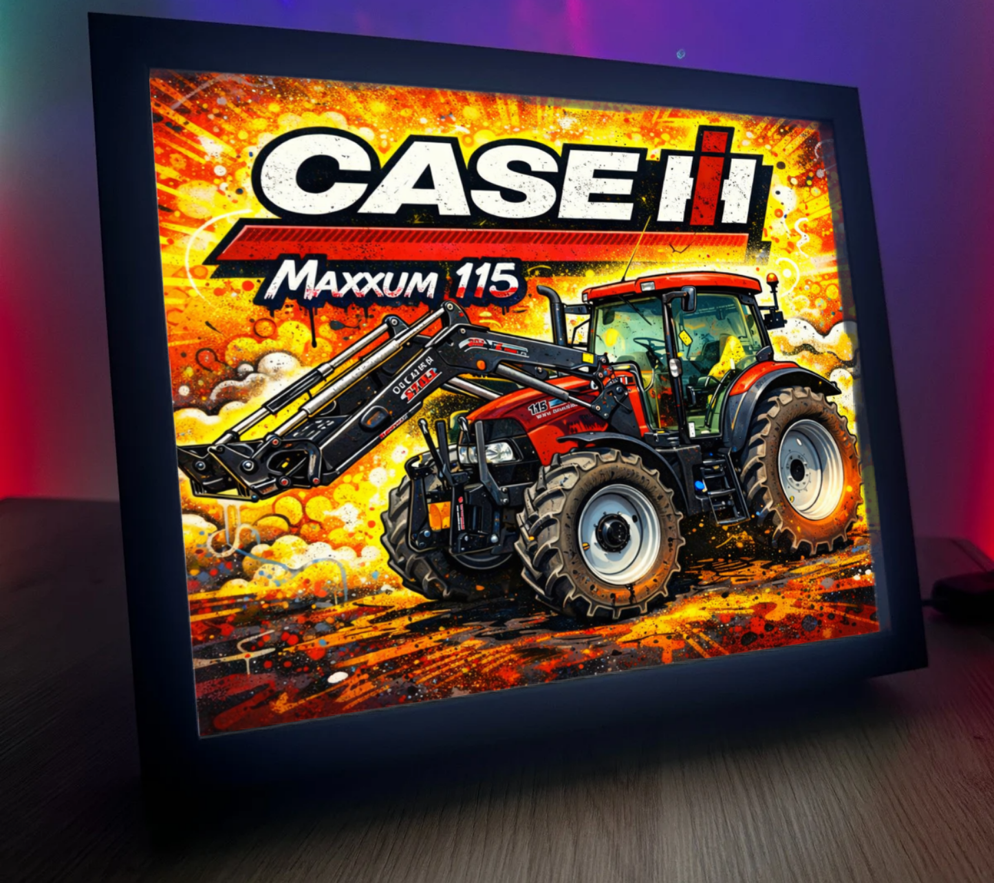 ObrazoLampka Traktor Case Maxxum 115 1